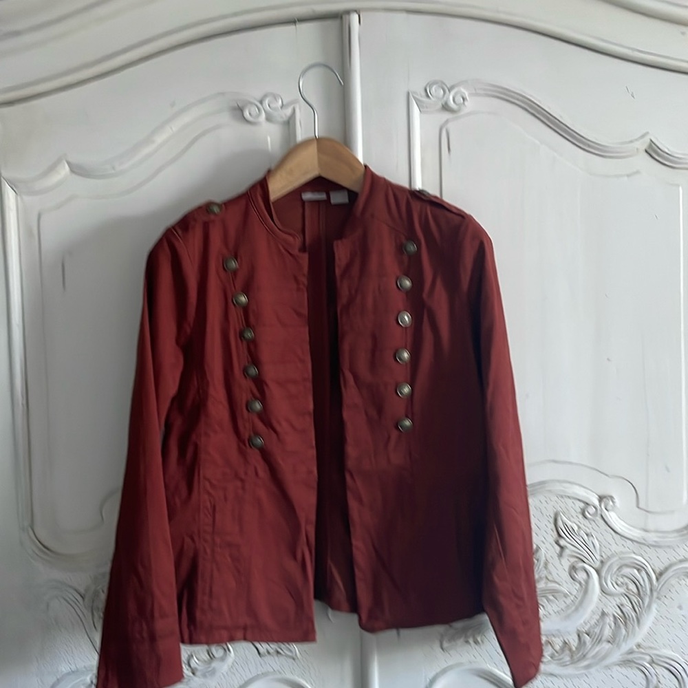 Chico’s military style jacket